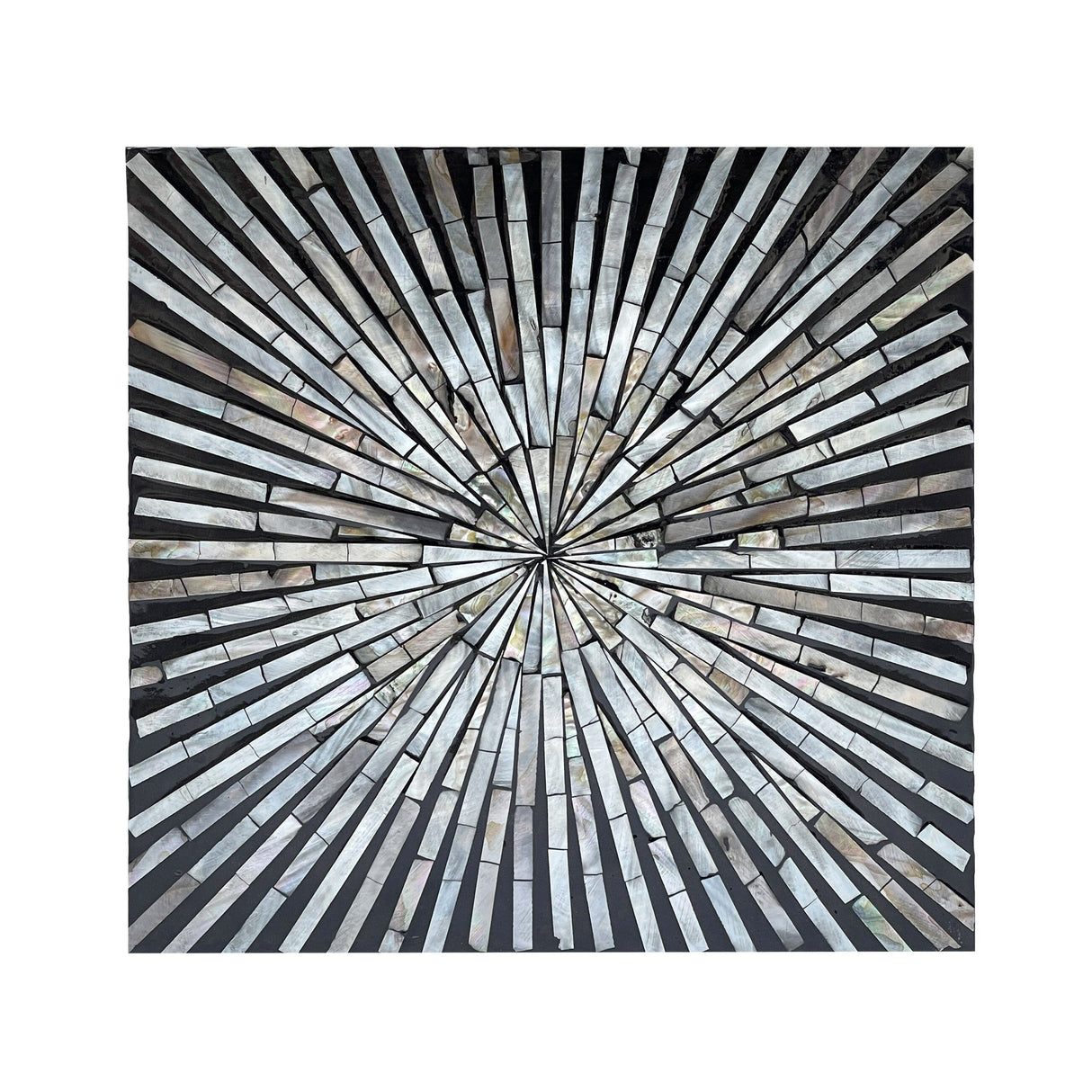 Pyramid Mother of Pearl Side Table