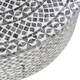 DIAMOND MOTHER OF PEARL COFFEE TABLE BLACK