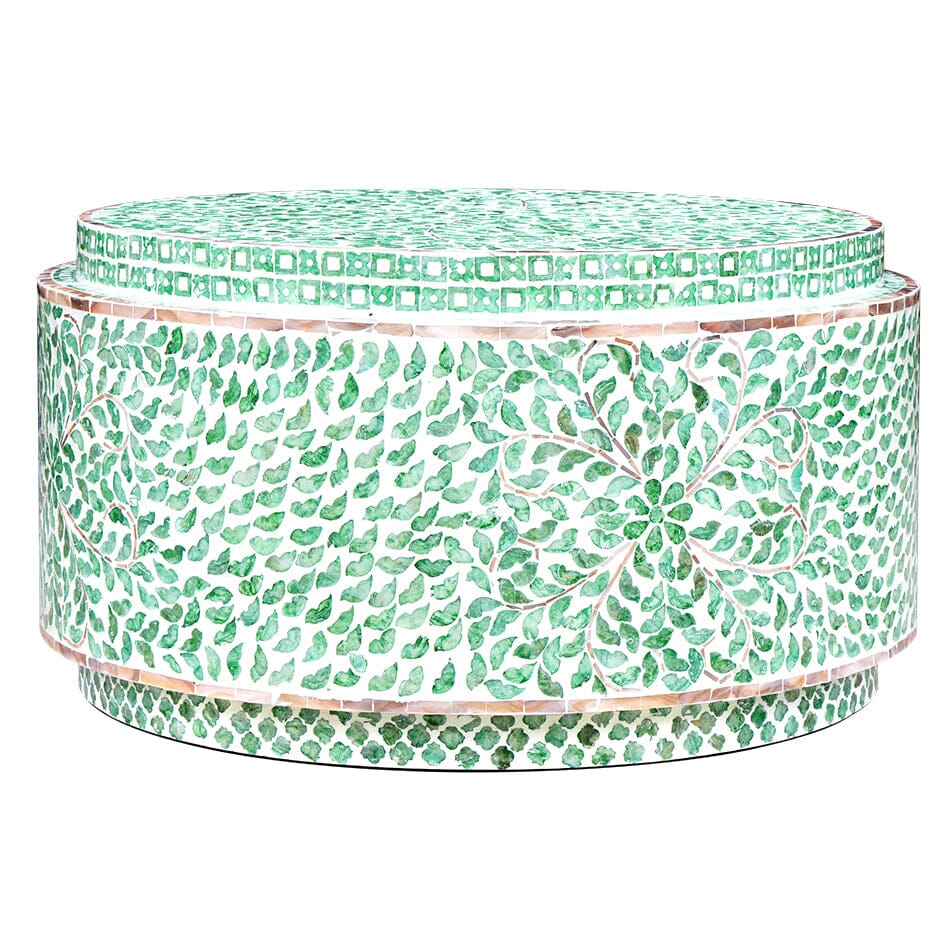 Layla Turquoise Mosaic Coffee Table