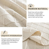 Beige Quilted Royale Bedspread Coverlet 3 Piece Set