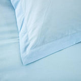 100% cotton Premium Doona Duvet Quilt Cover Set with Soft Pillowcases - Aqua-Double