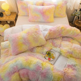 Colorful Plush Seville Eden Quilt / Doona / Duvet Cover set