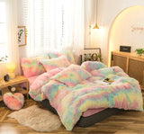 Colorful Plush Madeira Marigold Quilt / Doona / Duvet Cover set