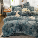 Grey Lucerne Botanical Quilt / Doona / Duvet Cover set