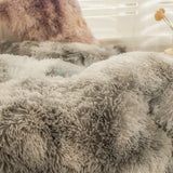 Grey Asteria Botanical Quilt / Doona / Duvet Cover set