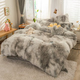 Grey Asteria Botanical Quilt / Doona / Duvet Cover set