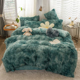 Blackish Green Sabine Charm Quilt / Doona / Duvet Cover set