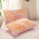 Peach Lilac Cloud Plush Quilt / Doona / Duvet Cover set