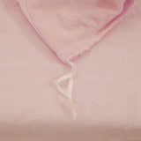 Peach Lilac Cloud Plush Quilt / Doona / Duvet Cover set