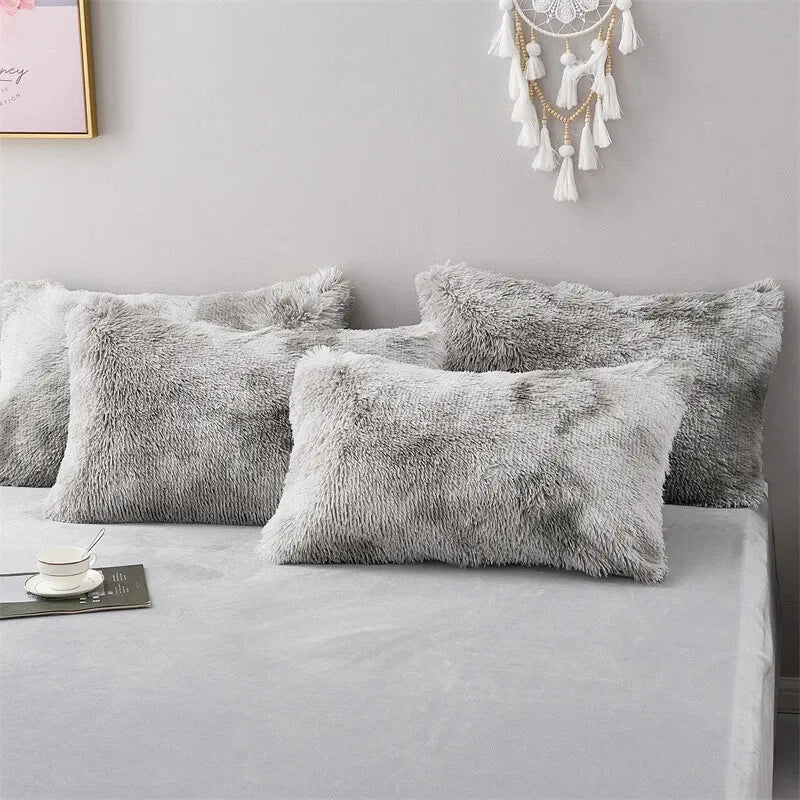 Grey Plush Coralie Dream Quilt / Doona / Duvet Cover set
