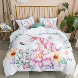 Unicorn Flowers Milano Paisley Quilt / Doona / Duvet Cover set