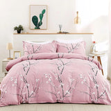 Pink Bloom Delphine Charm Quilt / Doona / Duvet Cover set