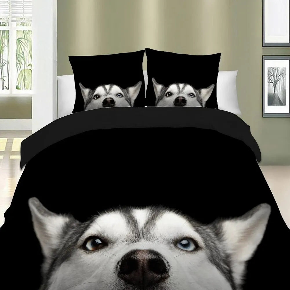 Dog Vivienne Gallery Quilt / Doona / Duvet Cover set