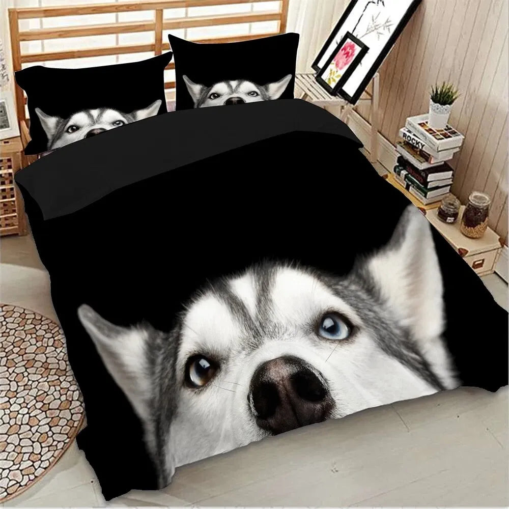 Dog Vivienne Gallery Quilt / Doona / Duvet Cover set