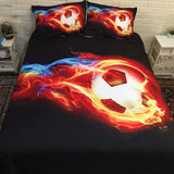 Basketball Solenne Leaf Quilt / Doona / Duvet Cover set