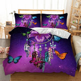 Stripe Violette Heritage Quilt / Doona / Duvet Cover set