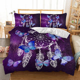 Purple Dreamcatcher Delphine Elegance Quilt / Doona / Duvet Cover set