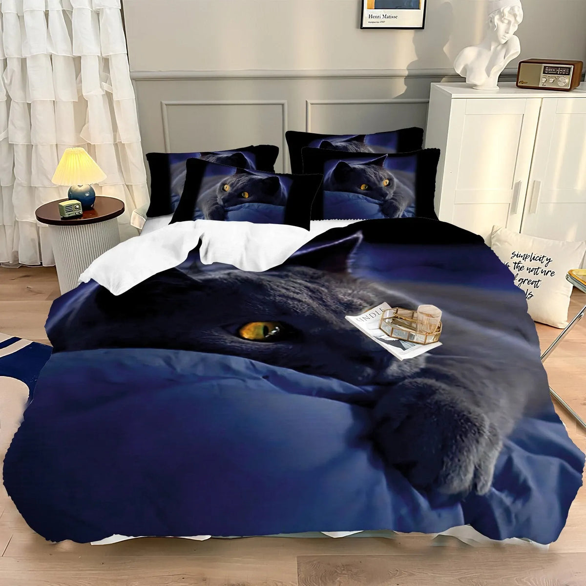 Cat Etoile Charm Quilt / Doona / Duvet Cover set