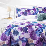 Violet Fiore Leaf Mirage Quilt / Doona / Duvet Cover set