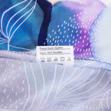 Violet Fiore Leaf Mirage Quilt / Doona / Duvet Cover set