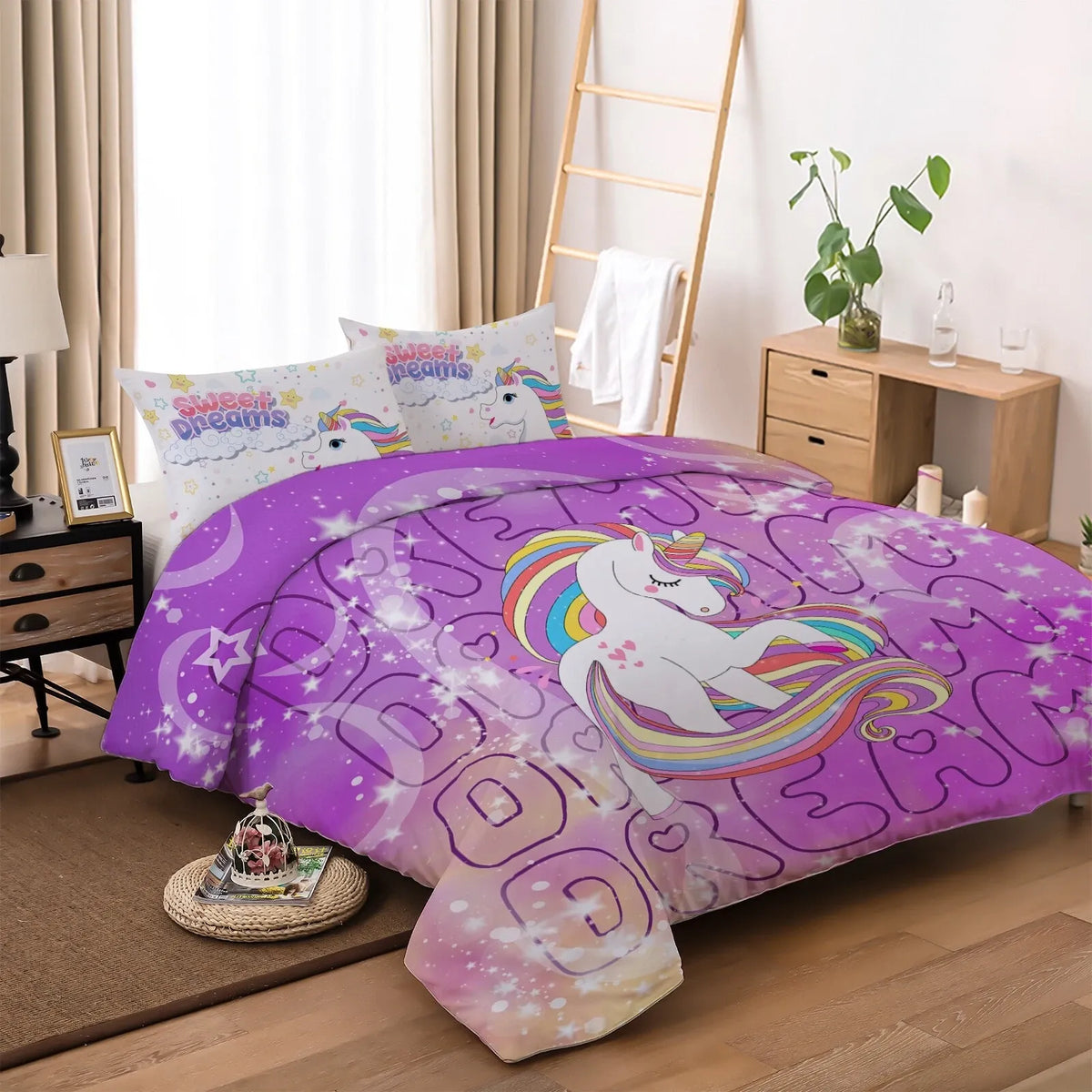 Unicorn Dream Clarisse Serenity Quilt / Doona / Duvet Cover set
