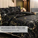 Black Gold Palermo Willow Quilt / Doona / Duvet Cover set