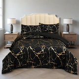 Black Gold Palermo Willow Quilt / Doona / Duvet Cover set