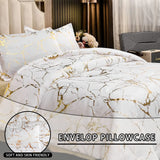 White Golden Nordic Atelier Quilt / Doona / Duvet Cover set