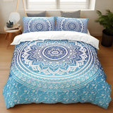 Blue Mandala Estelle Willow Quilt / Doona / Duvet Cover set