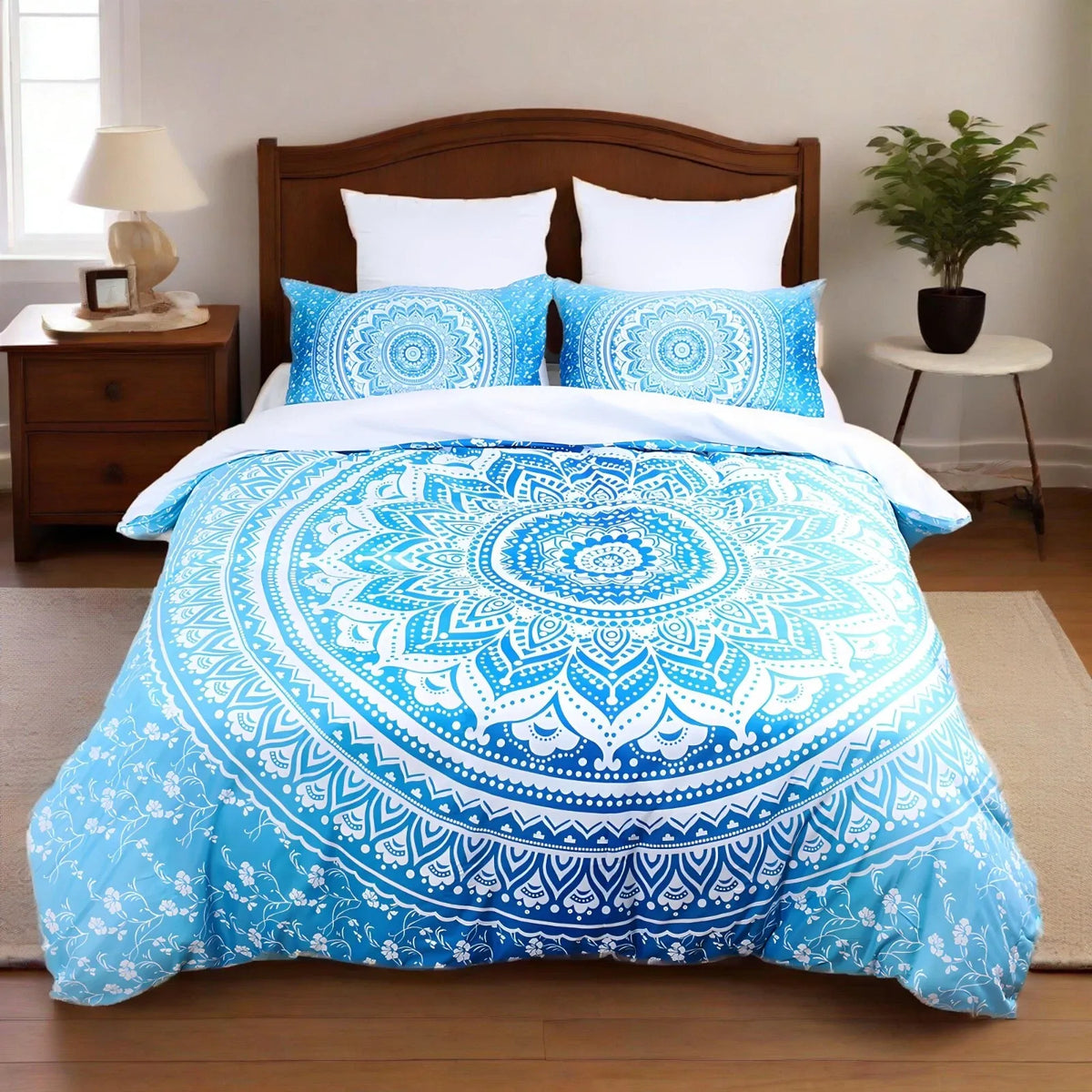 Blue Mandala Estelle Willow Quilt / Doona / Duvet Cover set
