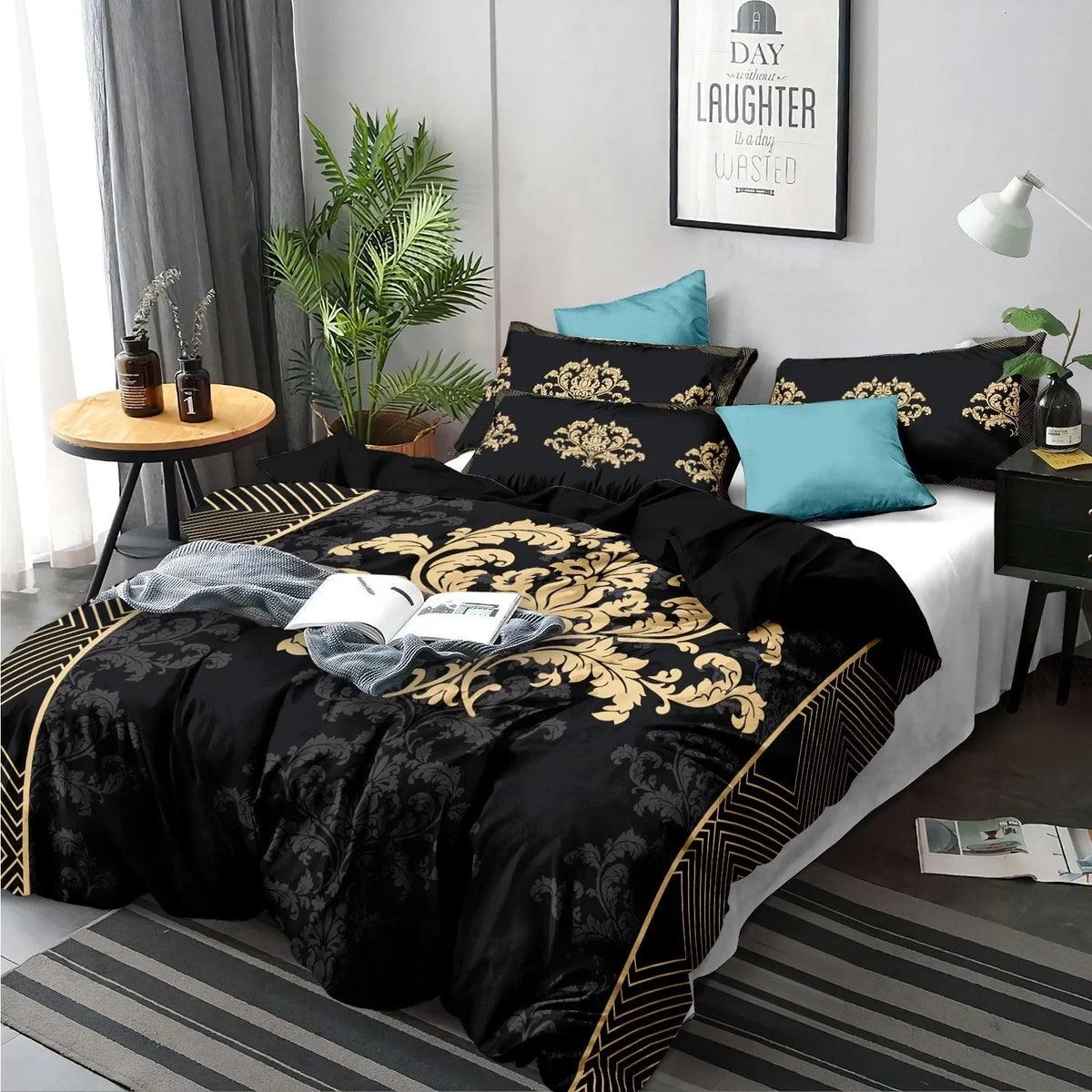 Bloom Damascus Monaco Atelier Quilt / Doona / Duvet Cover set