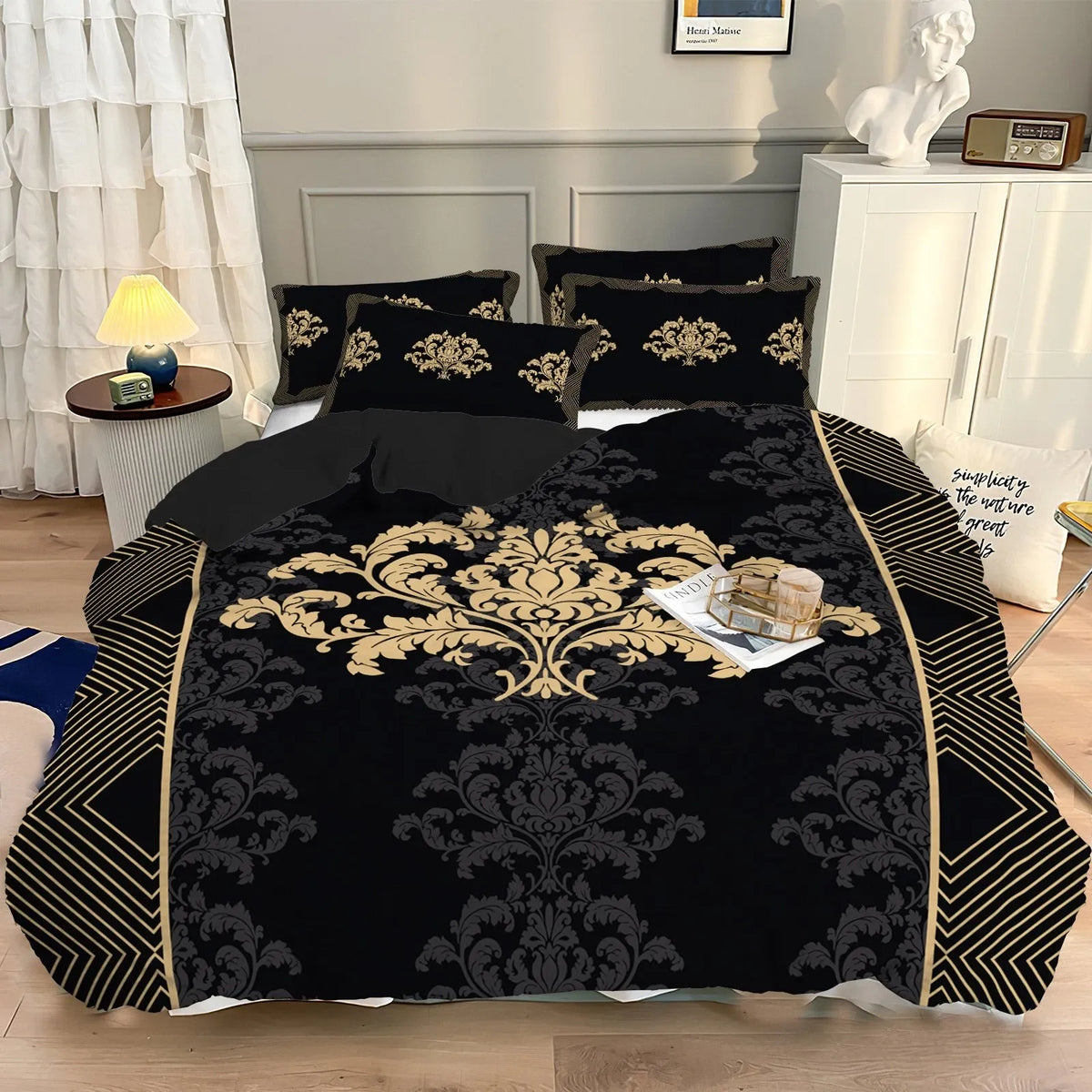 Bloom Damascus Monaco Atelier Quilt / Doona / Duvet Cover set