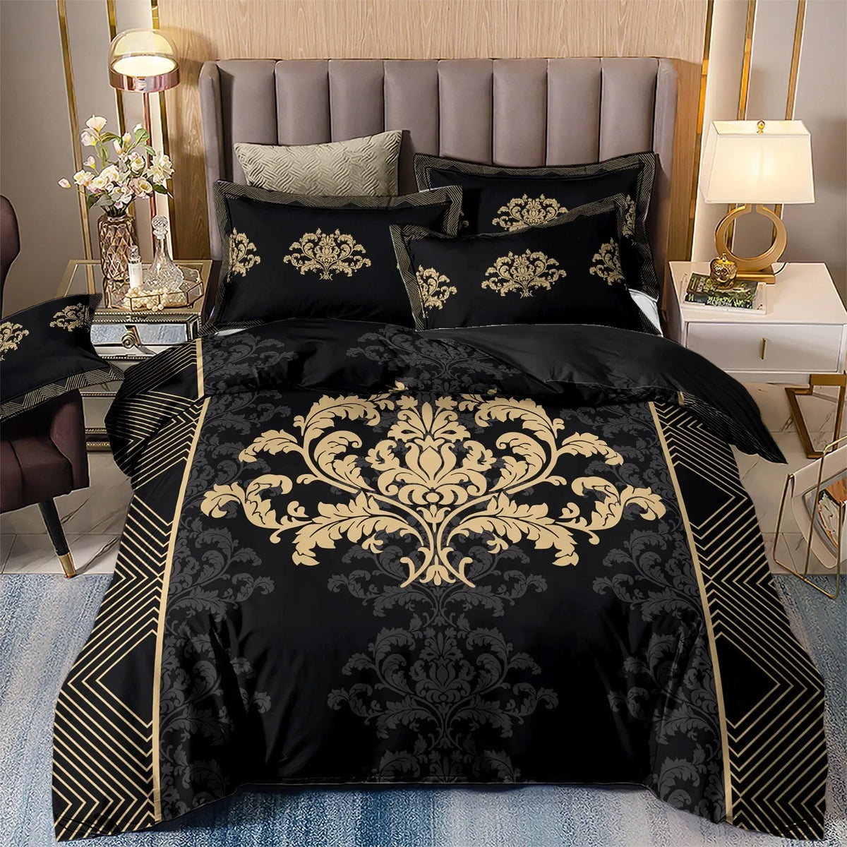 Bloom Damascus Monaco Atelier Quilt / Doona / Duvet Cover set
