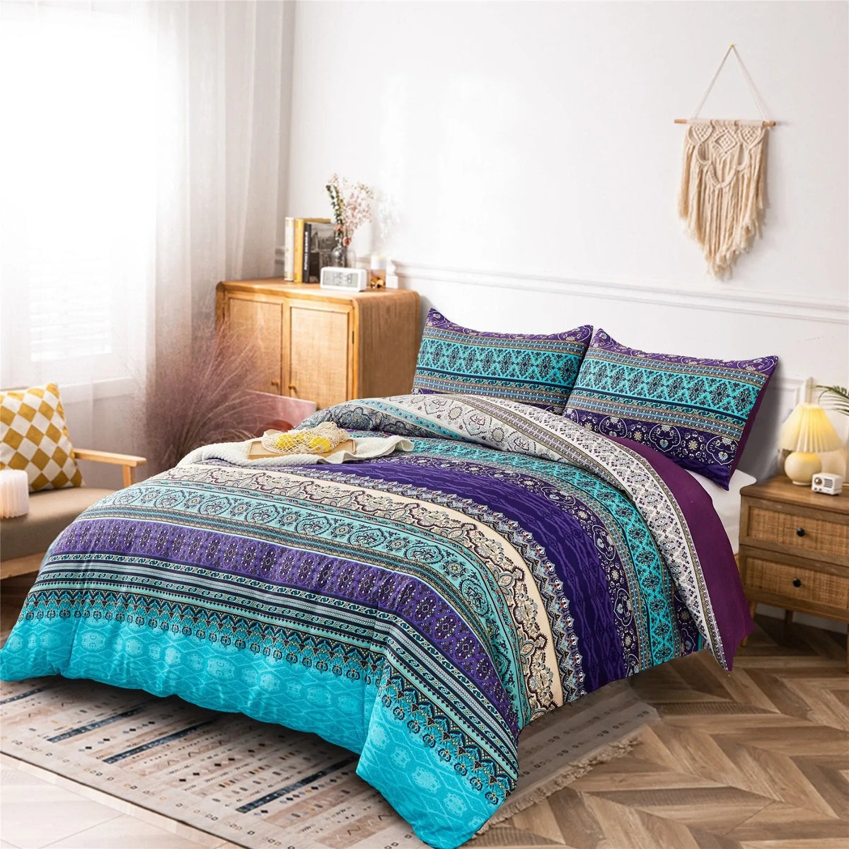 Marble Stripe Palermo Gallery Quilt / Doona / Duvet Cover set