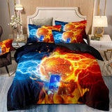 Basketball Bordeaux Gallery Quilt / Doona / Duvet Cover set