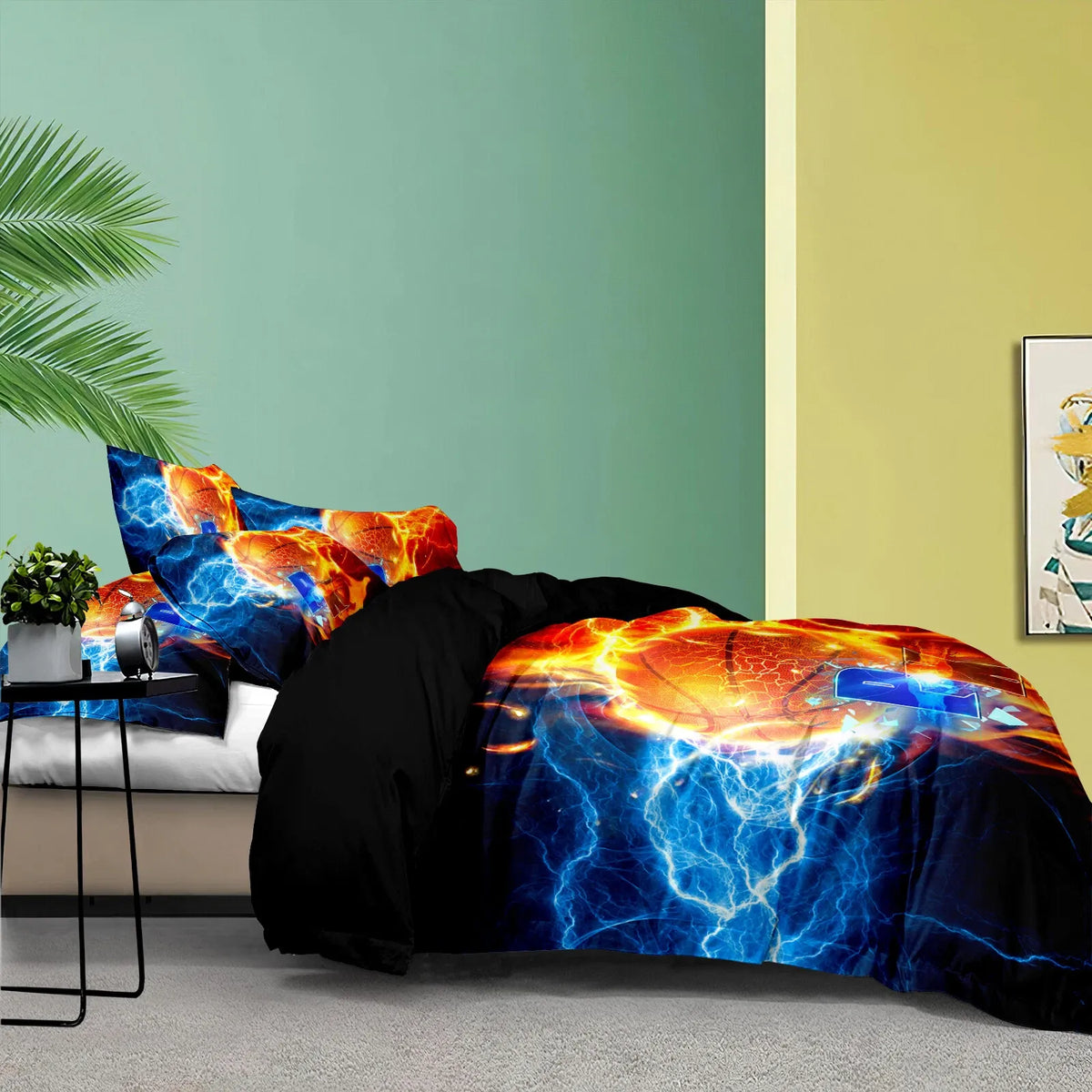 Basketball Bordeaux Gallery Quilt / Doona / Duvet Cover set