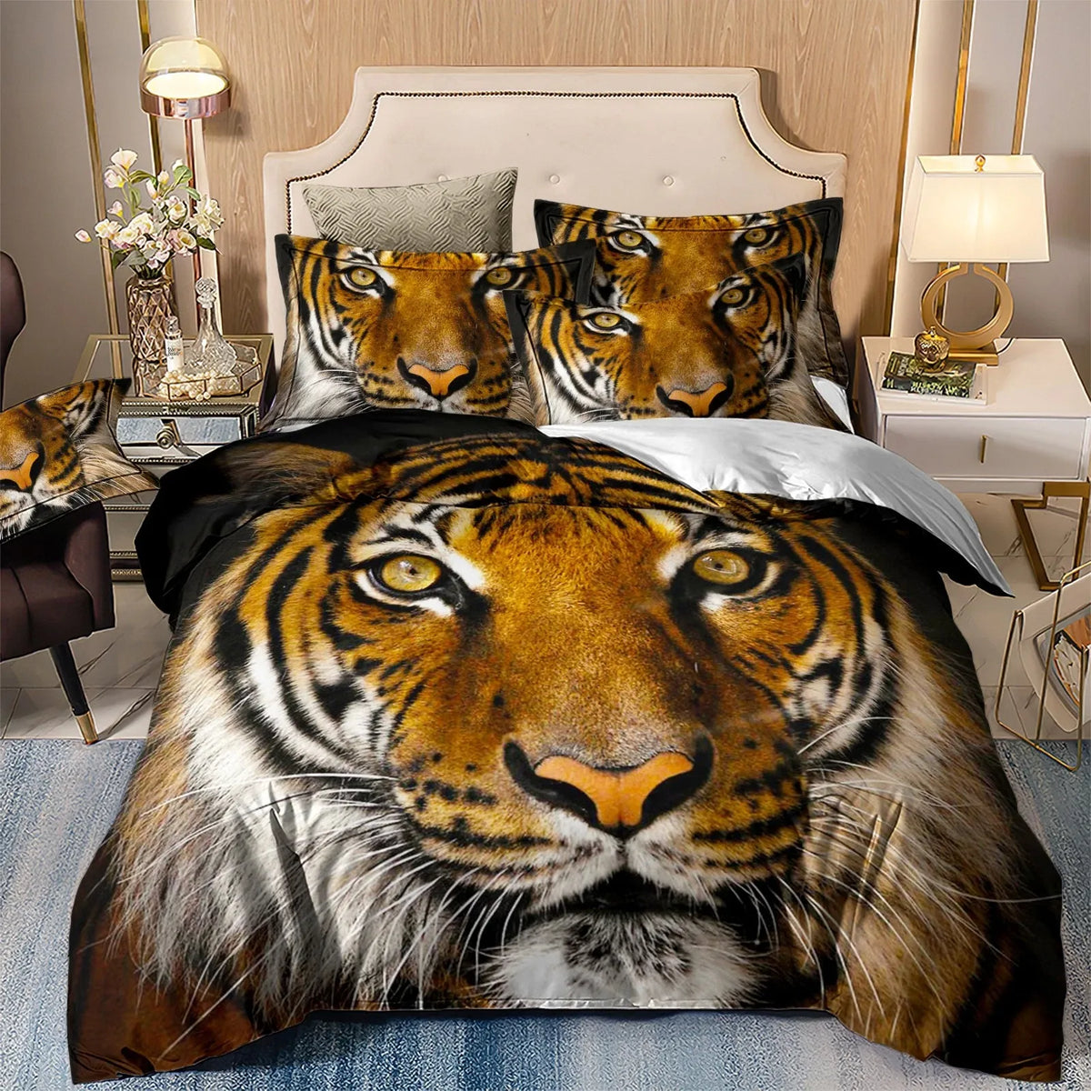 Tiger Prague Bloomscape Quilt / Doona / Duvet Cover set