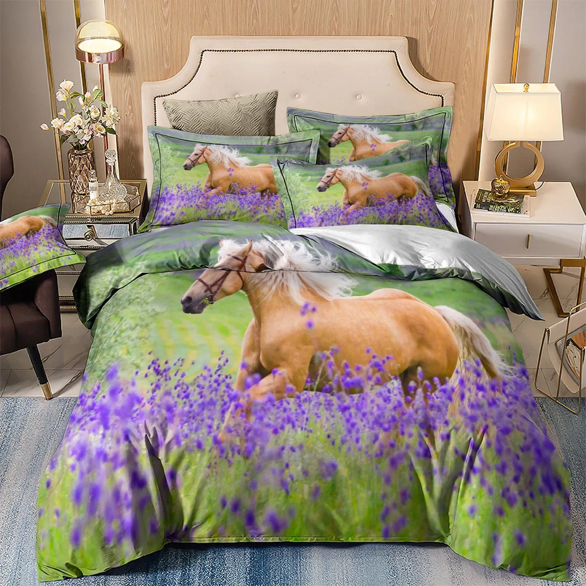 Horse Calais Atelier Quilt / Doona / Duvet Cover set