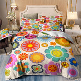 Colorful Bloom Venetian Ivy Quilt / Doona / Duvet Cover set