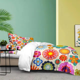 Colorful Bloom Venetian Ivy Quilt / Doona / Duvet Cover set