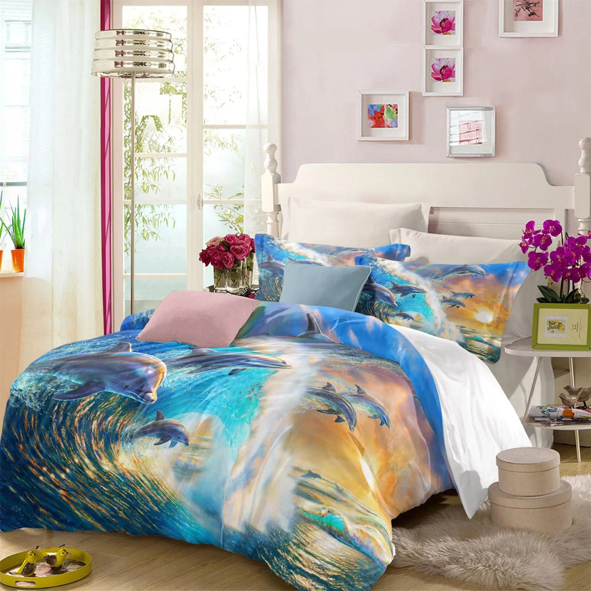 Bloom Clarisse Willow Quilt / Doona / Duvet Cover set
