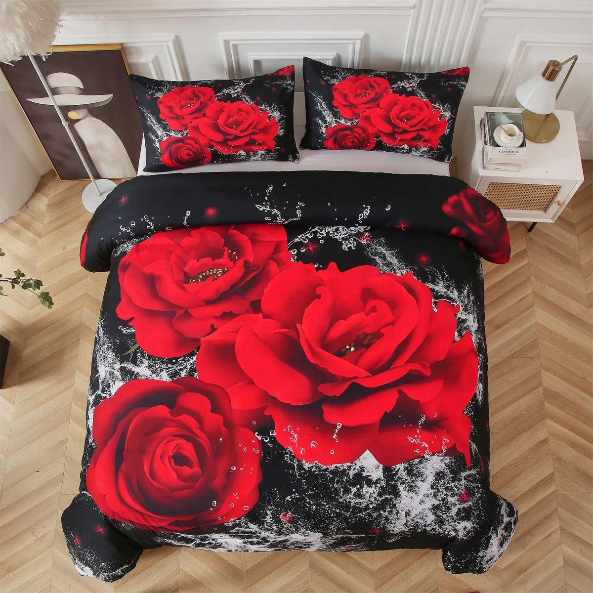 Rose Valencia Atelier Quilt / Doona / Duvet Cover set