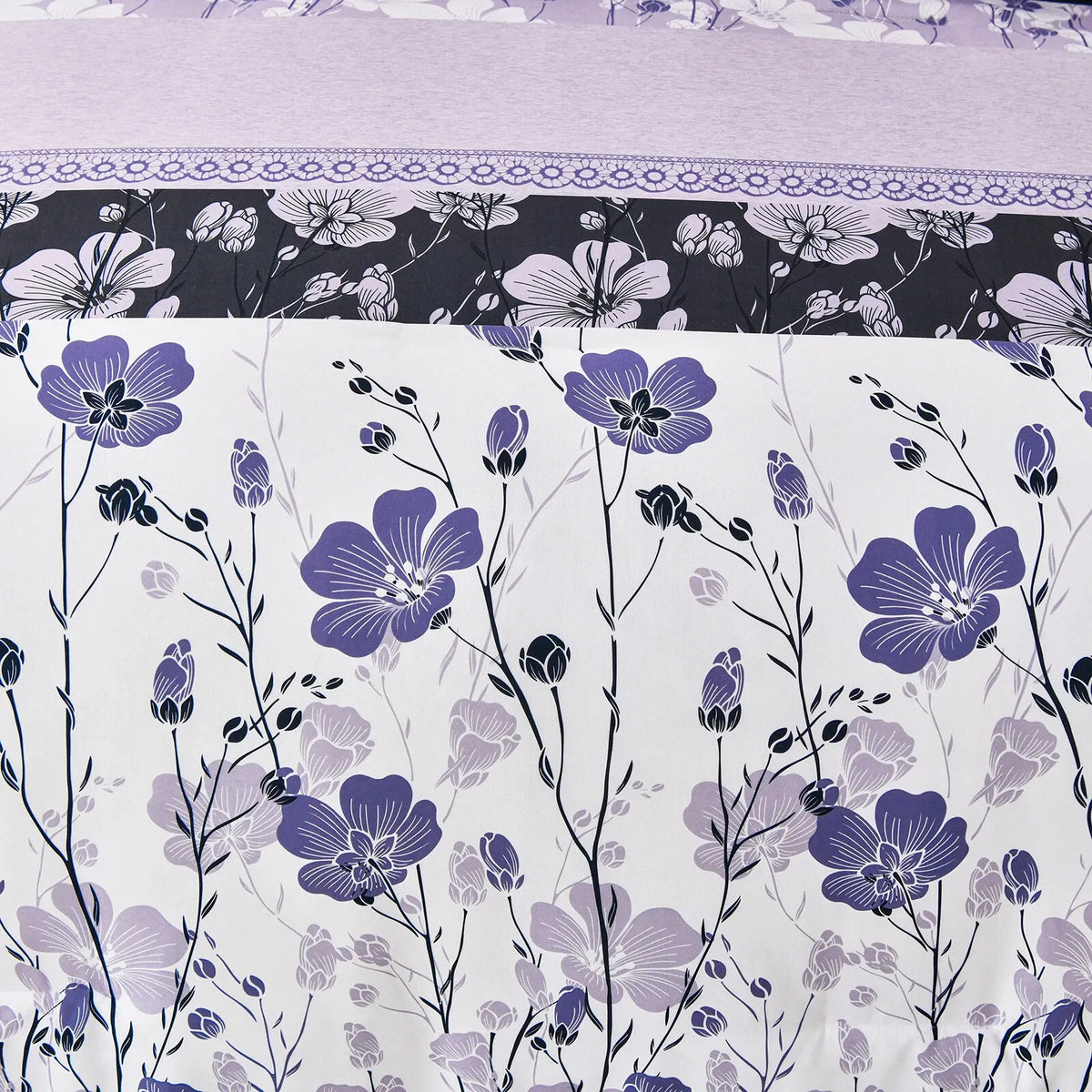 Flowers Coralie Charm Quilt / Doona / Duvet Cover set