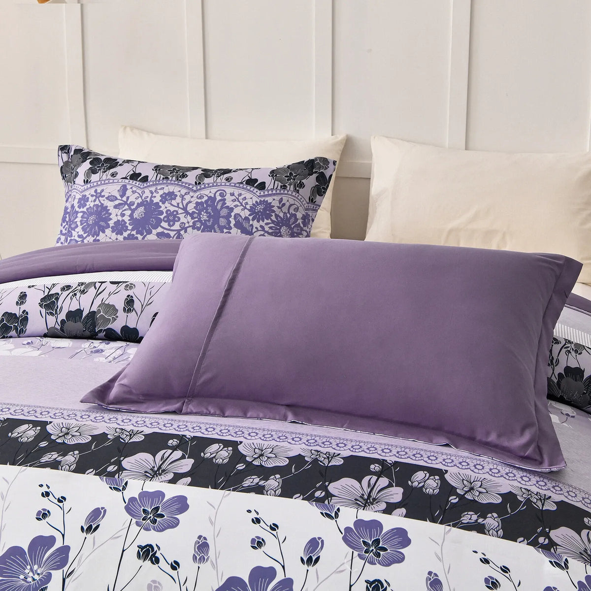 Flowers Coralie Charm Quilt / Doona / Duvet Cover set