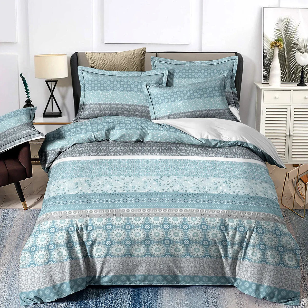 Stripe Amalfi Atelier Quilt / Doona / Duvet Cover set