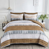 Stripe Bellagio Bloomscape Quilt / Doona / Duvet Cover set