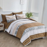 Stripe Bellagio Bloomscape Quilt / Doona / Duvet Cover set