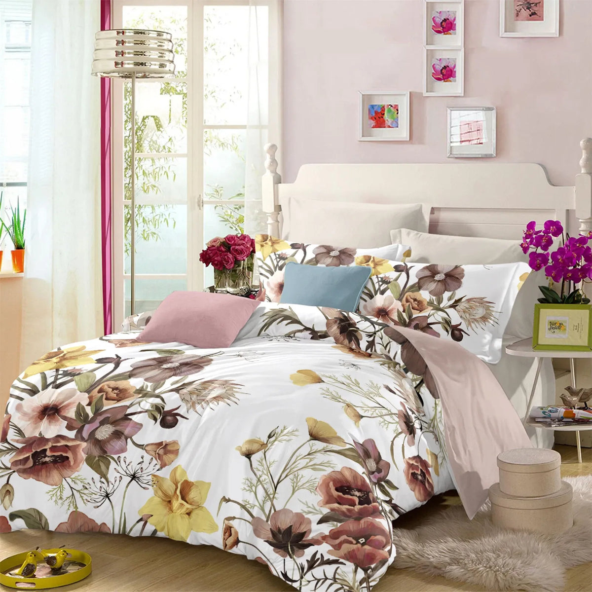 Leaf Rosaline Paisley Quilt / Doona / Duvet Cover set