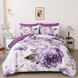 Purple Bloom Rosaline Eden Quilt / Doona / Duvet Cover set