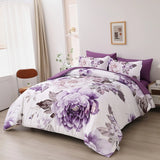 Purple Bloom Rosaline Eden Quilt / Doona / Duvet Cover set